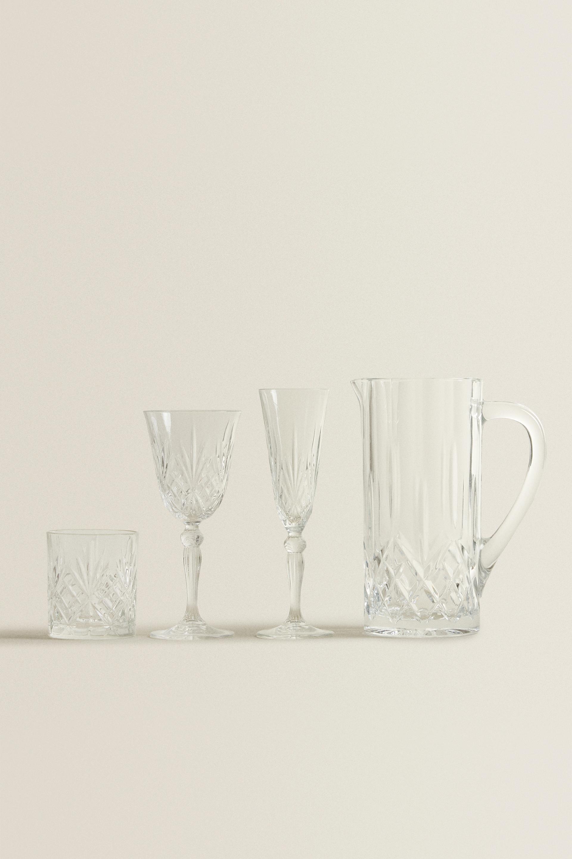 VERRE RELIEF CRISTALLIN